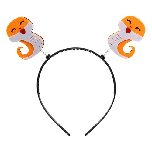 Jiqoe 2025 Frühlings Schlangen Haarband Für Kostümpartys Und Alltagskleidung Festival Sternzeichen Schlangen Stirnband Für Chinesische Neujahr von Jiqoe