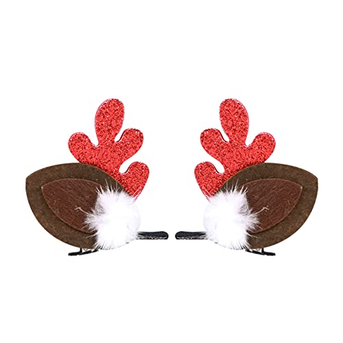 Jiqoe 2Pcs Weihnachten Haar Clip Kinder Haarnadel Frohe Weihnachten Haarspangen für Kinder Mädchen Xmas Party Decor Jiqoe 2Pcs Weihnachten Haar Clip Kinder Haarnadel Frohe Weihnachten Haarspangen für Kinder Mädchen Xmas Party Decor von Jiqoe