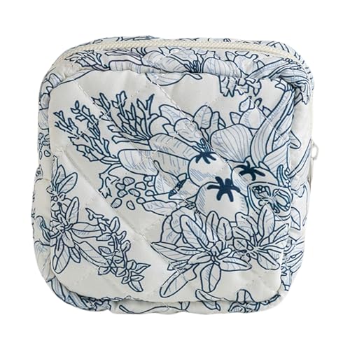 Jiqoe Diskrete Damenbinden Tasche Hygienische Menstruationsbinden Aufbewahrungstasche Mit Sicheren Reißverschlüssen Für Damen von Jiqoe