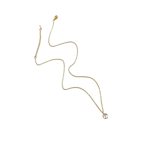 Jiqoe Elegante Halskette mit Blumenanhänger, moderner Blumenanhänger, Halskette für Frauen, ideal für Partys und Versammlungen Jiqoe Elegante Halskette mit Blumenanhänger, moderner Blumenanhänger, Halskette für Frauen, ideal für Partys und Versammlungen von Jiqoe