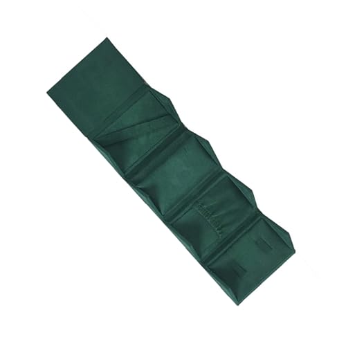 Jiqoe Eleganter Schmuckrollenhalter, Mehrzweck-Reise-Schmuckbehälter mit geräumigen Fächern für Damen und Mädchen von Jiqoe