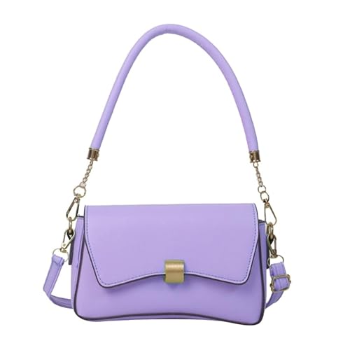 Jiqoe FashionCasual Tragetasche, Schultertasche, Umhängetasche, Damengeldbörse für Damen und Mädchen, vielseitige Taschen, große Kapazität, Freizeittasche, violett von Jiqoe