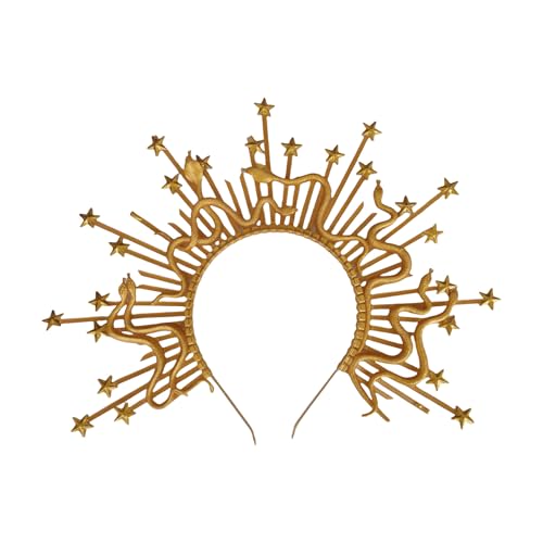 Jiqoe Goddesses Inspire Medusas Kronen Schlange Stirnband Mode Accessoire für Mottopartys und Cosplay Event Tägliche Freizeitkleidung von Jiqoe