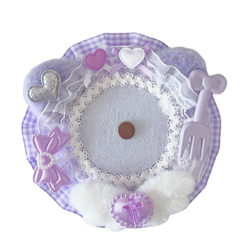 Jiqoe Handgefertigte Brosche aus Spitze, für Mädchen, modisch, Anstecknadel, Organizer, modischer Schmuck-Präsentationsständer von Jiqoe