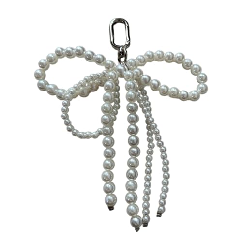 Jiqoe Schöne Perlenperlen Bowknot Schlüsselbeutel Anhänger Tasche Telefon Anhänger Frauen Rucksack Handtasche Charme Schöne Hänge Dekoration Jiqoe Schöne Perlenperlen Bowknot Schlüsselbeutel Anhänger Tasche Telefon Anhänger Frauen Rucksack Handtasche Charme Schöne Hänge Dekoration von Jiqoe