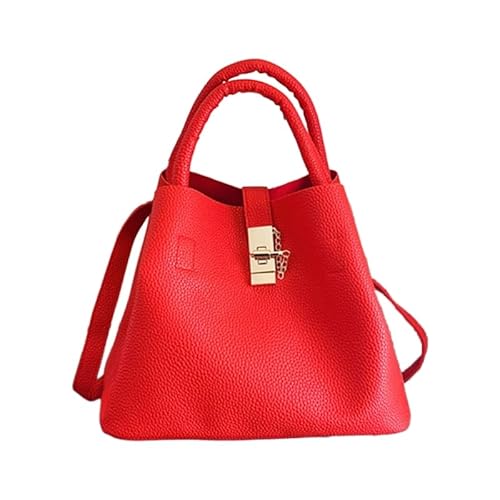 Jiqoe Stilvolle und langlebige Umhängetasche für Damen, Handtaschen, Crossbody-Tasche, schicke Handtasche für Damen, rot von Jiqoe