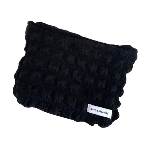 Jiqoe Tragbare Puff Make-up Halter Polyester Kosmetiktasche Student Schule Federmäppchen Große Kapazität Schönheit Zubehör Fall von Jiqoe