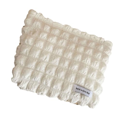 Jiqoe Tragbare Puff Make-up Halter Polyester Kosmetiktasche Student Schule Federmäppchen Große Kapazität Schönheit Zubehör Fall von Jiqoe