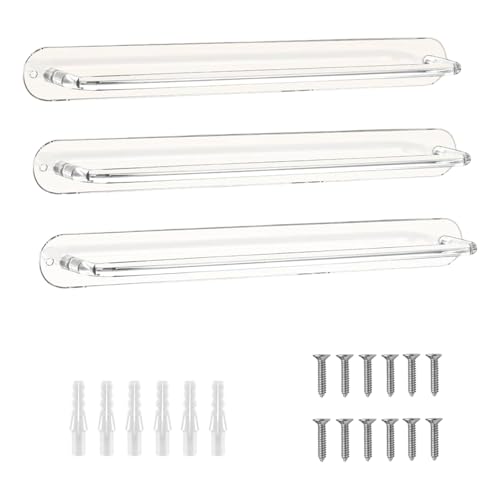 Jiqoe Transparentes Acryl-Haarband-Display, vielseitiger Ständer für Kopfbedeckungen, funktionale Aufbewahrung für Damen von Jiqoe