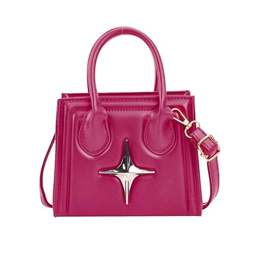 Jiqoe Umhängetasche für Damen, modische Tragetasche, Mini-Reisetasche, für Mädchen, Damen, vielseitige Handtasche, rose von Jiqoe