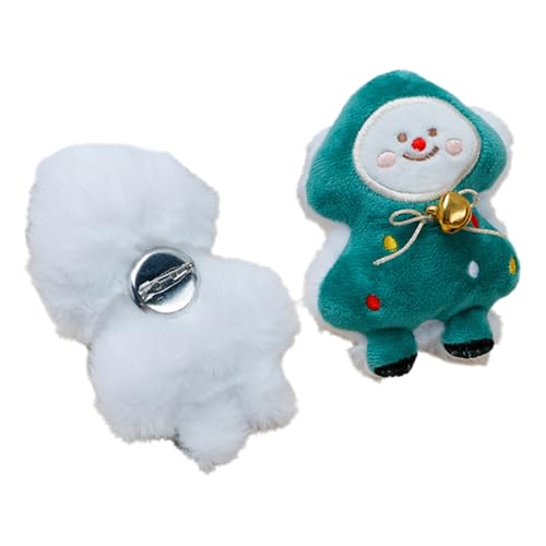 Jiqoe Weihnachtsbrosche für Frauen, Schneemann-Anstecknadeln, Weihnachtsmann-Anstecknadeln, Weihnachtsdekoration, Anstecknadeln, Urlaub von Jiqoe