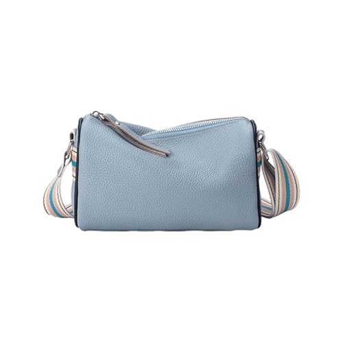 Modische Damen-Geldbörse, PU, Kuriertasche, Kissen, Schultertaschen, Crossbody-Taschen, quadratische Tasche, Kosmetiktasche, Reise-Tasche, hellblau von Jiqoe