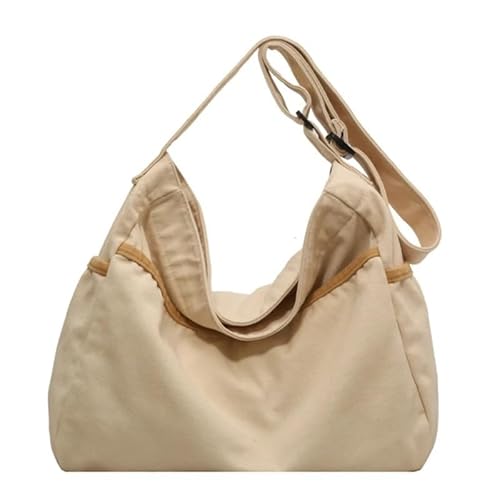Modische Unisex Canvas Messenger Bag Retro inspirierte Umhängetaschen mit großem Fassungsvermögen von Jiqoe