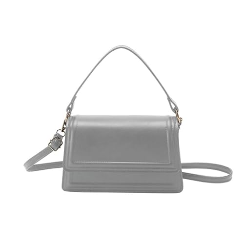 Modische lässige Tasche, Umhängetasche, Handtasche für Damen und Mädchen, vielseitige Umhängetasche, große Kapazität, koreanischer Stil, silber von Jiqoe