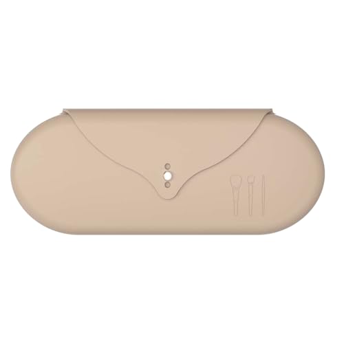 Reise-Make-up-Pinselhalter, Make-up-Tasche, Kosmetiktasche, Kulturbeutel, Organizer, Make-up-Pinsel-Aufbewahrungstasche, khaki Reise-Make-up-Pinselhalter, Make-up-Tasche, Kosmetiktasche, Kulturbeutel, Organizer, Make-up-Pinsel-Aufbewahrungstasche, khaki von Jiqoe