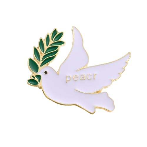 Stilvolle Friedenstauben Pin Metal Bird Brosche Legierung Textur Cartoon Styles Brosche Geeignet Für Alltägliche Verschleiß Oder Partys Stilvolle Friedenstauben Pin Metal Bird Brosche Legierung Textur Cartoon Styles Brosche Geeignet Für Alltägliche Verschleiß Oder Partys von Jiqoe