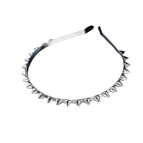 Trendsetzendes Nieten-Haarband für Damen, modisch, zum Waschen des Gesichts, Haarband für Partys und Fotoshootings von Jiqoe