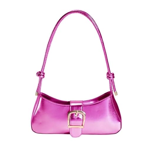 Vielseitige Schultertasche für den täglichen Gebrauch, perfekt für Arbeit oder Schule, bequem zum Tragen Ihrer Notwendigkeiten, hot pink von Jiqoe