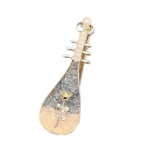 Vintage Pipas Haarspange mit künstlichen Perlen, Rose, kreative Seiten-Haarspangen für Frauen, kulturelle Anlässe und den täglichen Gebrauch von Jiqoe