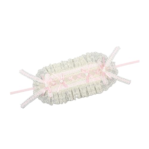 Zarter Spitzen-Haarschmuck mit Stickerei, Haardekoration, Party-Kopfbedeckung für Anime-Veranstaltungen und Fotografie von Jiqoe