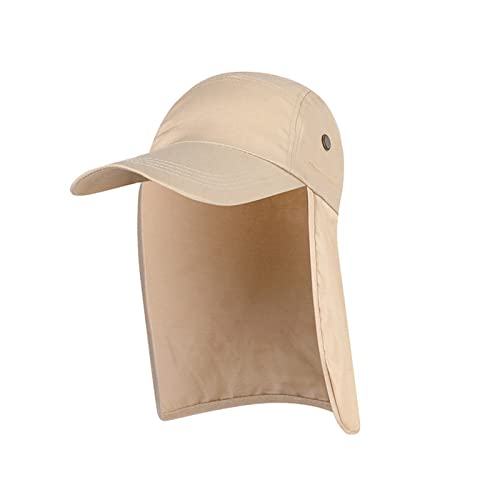 Jiraunvy Baseball Cap mit Nackenschutz Fischerhut Schirmmütze Sonnenhut Outdoor-Sport-Hut Atmungsaktive Sonnenschutz Shady Sommerhut Campinghut für den Außenbereich von Jiraunvy