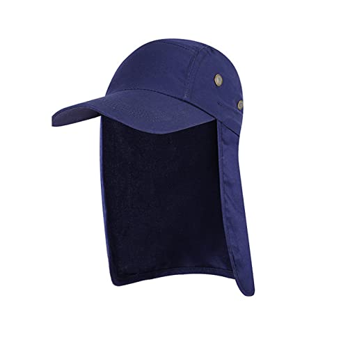 Jiraunvy Baseball Cap mit Nackenschutz Fischerhut Schirmmütze Sonnenhut Outdoor-Sport-Hut Atmungsaktive Sonnenschutz Shady Sommerhut Campinghut für den Außenbereich von Jiraunvy