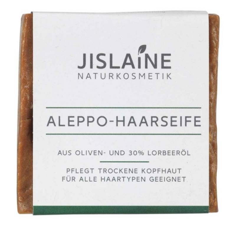 Jislaine Haarseife Aleppo-Haarseife - Oliven- und 30% Lorbeeröl 170g von Jislaine
