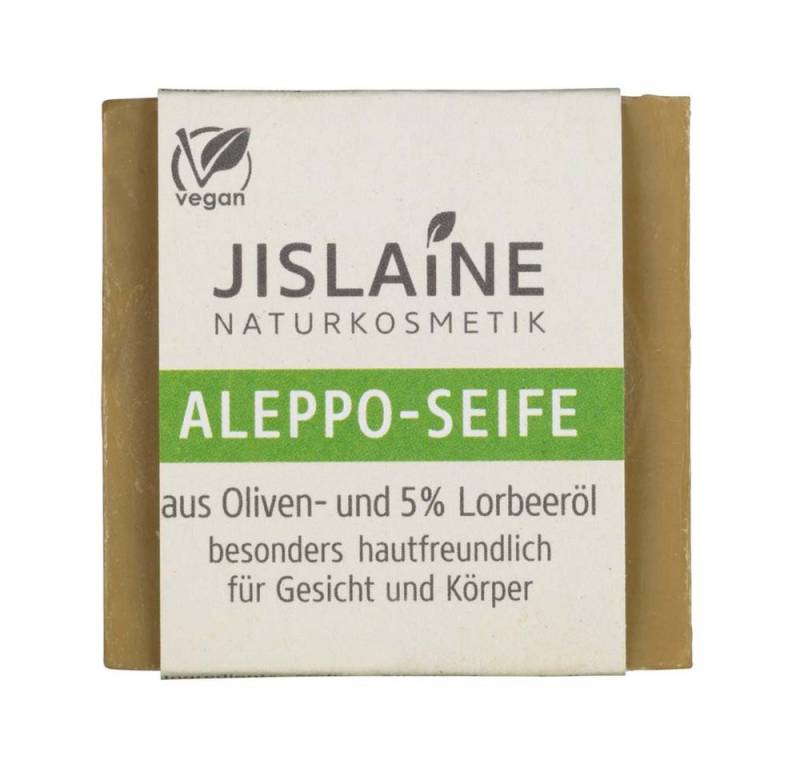 Jislaine Handseife Aleppo-Seife - Oliven- und 5% Lorbeeröl 20g von Jislaine