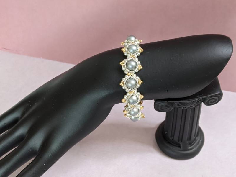 Perlenarmband Für Schöne Momente; Silber Und Gold in Einklang von JitisDream