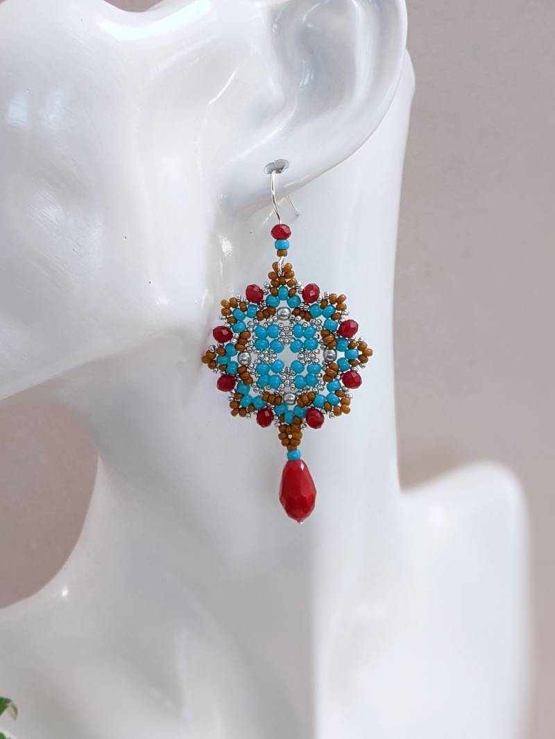 Perlenohrringe, Azteken-, Maya Und Inka Style von JitisDream