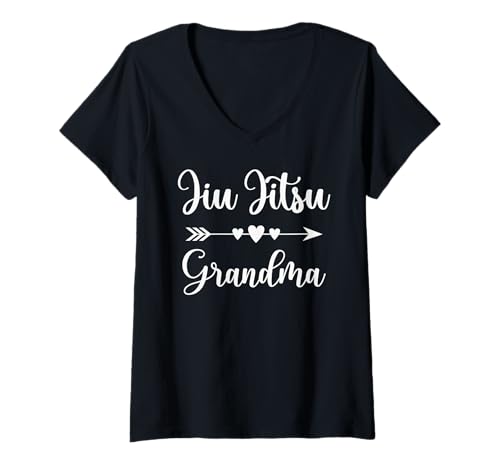 Damen Jiu Jitsu Oma Jiu Jitsu Liebhaber Geschenk Jiu Jitsu Großmutter T-Shirt mit V-Ausschnitt Damen Jiu Jitsu Oma Jiu Jitsu Liebhaber Geschenk Jiu Jitsu Großmutter T-Shirt mit V-Ausschnitt von Jiu Jitsu Grandma Jiu Jitsu Lover Gift