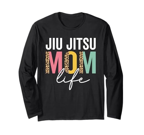 Jiu Jitsu Mama Leben Lustige Mama Leopard Jiu Jitsu Mama Gepard Langarmshirt Jiu Jitsu Mama Leben Lustige Mama Leopard Jiu Jitsu Mama Gepard Langarmshirt von Jiu Jitsu Mom Life Tee for women