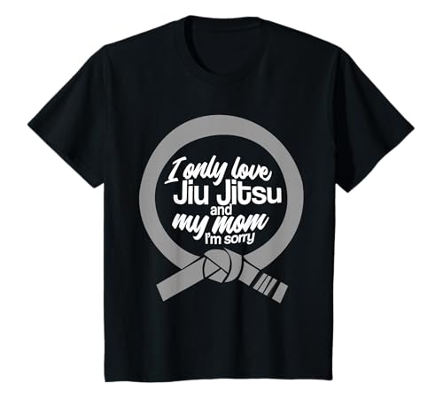 Kinder Jiu Jitsu Shirt Kids Co: Jiu Jitsu and My Mom BJJ Shirt T-Shirt von Jiu Jitsu Shirt Kids Co