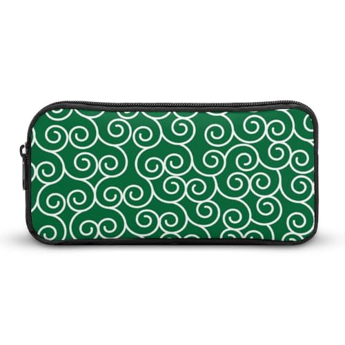 JiuPopular Federmäppchen, Arabesque-Hintergrund, Schreibwaren-Tasche als Federmäppchen für Büro und Schule, Geschäftsreisetasche oder kleine Werkzeugbox, Make-up-Tasche für Mädchen von JiuPopular