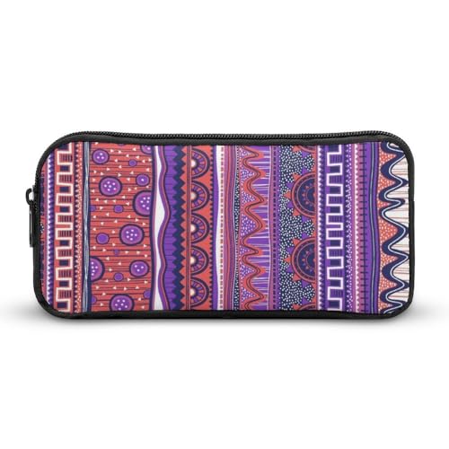 JiuPopular Federmäppchen, IndianerSchreibwaren-Tasche als Federmäppchen für Büro und Schule, Business-Reisetasche oder kleiner Werkzeugkasten, Make-up-Tasche für Mädchen von JiuPopular