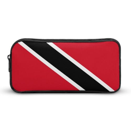 JiuPopular Federmäppchen, Trinidad und Tobago FlagStationery Bag verwendet als Federmäppchen für Büro und Schule, Geschäftsreise oder kleine Werkzeugbox, Mädchen Make-up-Tasche von JiuPopular