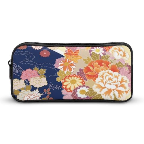 JiuPopular Federmäppchen, japanische traditionelle KimonoSchreibwaren-Tasche, verwendet als Federmäppchen für Büro und Schule, Business-Reisetasche oder kleine Werkzeugbox, Make-up-Tasche für Mädchen JiuPopular Federmäppchen, japanische traditionelle KimonoSchreibwaren-Tasche, verwendet als Federmäppchen für Büro und Schule, Business-Reisetasche oder kleine Werkzeugbox, Make-up-Tasche für Mädchen von JiuPopular