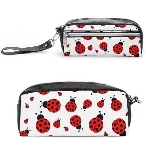 JiuPopular Leder-Federmäppchen, Horror-Totenkopf-Baum-Schreibwaren-Tasche als Federmäppchen für Büro und Schule, Geschäftsreisetasche oder kleine Werkzeugbox, Make-up-Tasche, Style-3, 20*10*5.5cm von JiuPopular