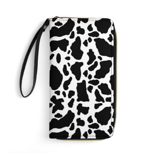 JiuPopular Ledergeldbörse, Kuhdruck, mit Seil, kleine Größe und großes Fassungsvermögen, leicht zu tragen JiuPopular Ledergeldbörse, Kuhdruck, mit Seil, kleine Größe und großes Fassungsvermögen, leicht zu tragen von JiuPopular