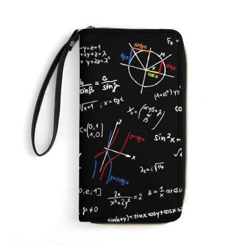 JiuPopular Ledergeldbörse, Mathematikunterricht, mit Seil, kleine Größe und große Kapazität, einfach zu tragen JiuPopular Ledergeldbörse, Mathematikunterricht, mit Seil, kleine Größe und große Kapazität, einfach zu tragen von JiuPopular