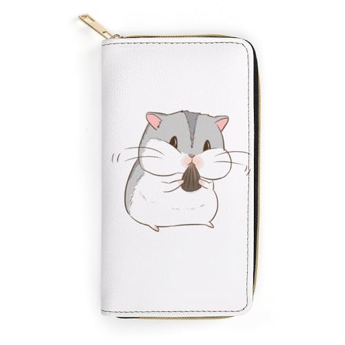 JiuPopular Ledergeldbörse, kleine Hamster-Biene, kleine Größe und großes Fassungsvermögen, einfach zu tragen, Stil:, 19.7x10.5cm JiuPopular Ledergeldbörse, kleine Hamster-Biene, kleine Größe und großes Fassungsvermögen, einfach zu tragen, Stil:, 19.7x10.5cm von JiuPopular