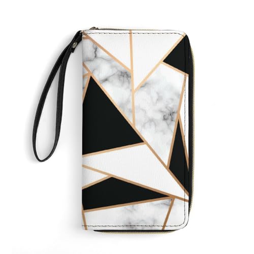 JiuPopular Ledergeldbörse, schwarze Marmorstruktur, mit Seil, kleine Größe und großes Fassungsvermögen, leicht zu tragen JiuPopular Ledergeldbörse, schwarze Marmorstruktur, mit Seil, kleine Größe und großes Fassungsvermögen, leicht zu tragen von JiuPopular