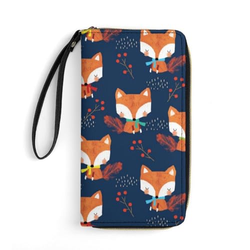 JiuPopular Ledergeldbörse, süßer Schal Fuchs, mit Seil, kleine Größe und großes Fassungsvermögen, leicht zu tragen JiuPopular Ledergeldbörse, süßer Schal Fuchs, mit Seil, kleine Größe und großes Fassungsvermögen, leicht zu tragen von JiuPopular