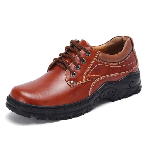 JiuQing Herren Leder Wanderschuhe Low Rise Schnürschuhe Outdoor Backpacking Camping Schuhe,Braun,40 EU JiuQing Herren Leder Wanderschuhe Low Rise Schnürschuhe Outdoor Backpacking Camping Schuhe,Braun,40 EU von JiuQing