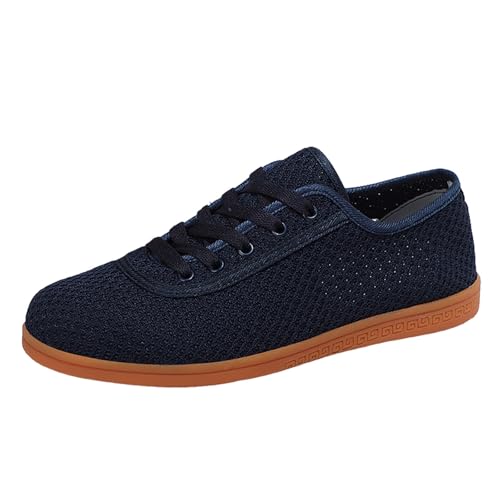 JiuQing Herren Tai Chi Schuhe Kung Fu Kampfsport Cross-Trainingsschuhe Barfuß Mesh Fitness Walking Schuhe,Blau,37 EU JiuQing Herren Tai Chi Schuhe Kung Fu Kampfsport Cross-Trainingsschuhe Barfuß Mesh Fitness Walking Schuhe,Blau,37 EU von JiuQing