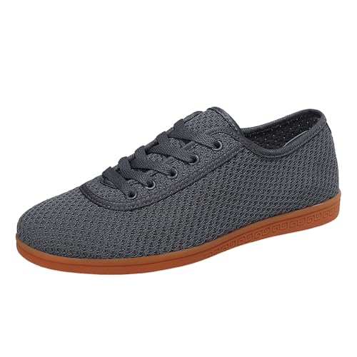 JiuQing Herren Tai Chi Schuhe Kung Fu Kampfsport Cross-Trainingsschuhe Barfuß Mesh Fitness Walking Schuhe,Dark Grey,40 EU JiuQing Herren Tai Chi Schuhe Kung Fu Kampfsport Cross-Trainingsschuhe Barfuß Mesh Fitness Walking Schuhe,Dark Grey,40 EU von JiuQing