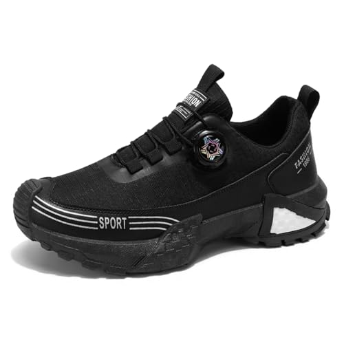 JiuQing Herren Wanderschuhe Mesh Leichte Low Rise Outdoor Trail Running Schuhe Für Camping,Schwarz,40 EU JiuQing Herren Wanderschuhe Mesh Leichte Low Rise Outdoor Trail Running Schuhe Für Camping,Schwarz,40 EU von JiuQing