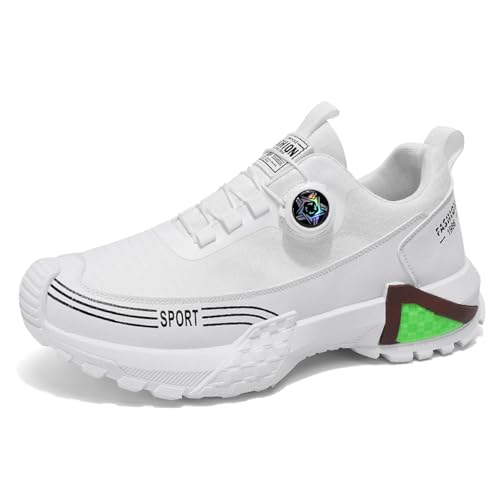 JiuQing Herren Wanderschuhe Mesh Leichte Low Rise Outdoor Trail Running Schuhe Für Camping,Weiß,39 EU JiuQing Herren Wanderschuhe Mesh Leichte Low Rise Outdoor Trail Running Schuhe Für Camping,Weiß,39 EU von JiuQing