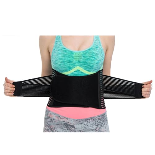 Jiujiutu Waist Trainer for Working Out Women Men Long Short Torso Zipper Waist Trainer Sweat Belt Workout Fitness Back Support Belts (XL) von Jiujiutu