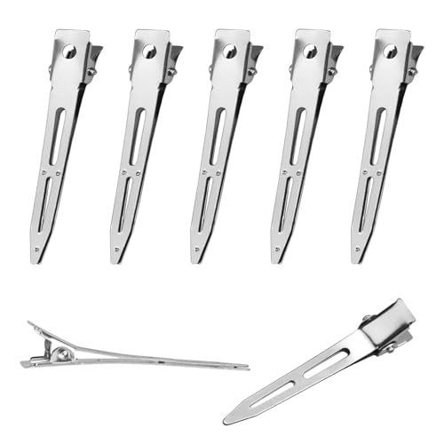 70 Stück EnteBill Haarspangen Haarclips Damen, 5,5cm Metall Haarklemmen Friseur Alligator Hair Clips Silber, Haarklammern Friseurbedarf Damen Locken Fixieren für Haarstyling DIY 70 Stück EnteBill Haarspangen Haarclips Damen, 5,5cm Metall Haarklemmen Friseur Alligator Hair Clips Silber, Haarklammern Friseurbedarf Damen Locken Fixieren für Haarstyling DIY von Jiujuda9